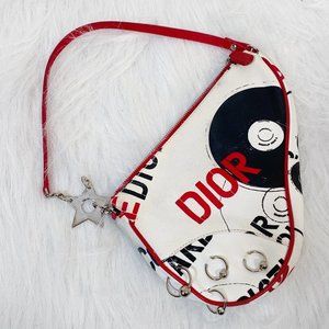 DIOR JOHN GALLIANO HARDCORE PIERCING SADDLE BAG
